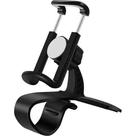 Supporto per cellulare girevole a 360° con clip per cruscotto auto (1/5)