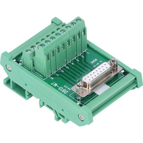Connecteur DB15-M7 à bornier, 60V CC, bloc de jonction pour câblage industriel (1/5)