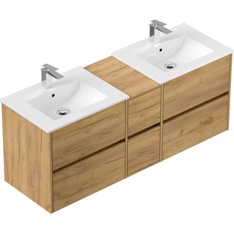 Badmöbelset Taifun 150cm eiche gold