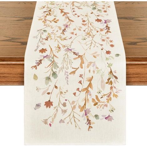Manteles, Caminos de mesa, Caminos de mesa con estampado floral, Caminos de mesa vintage, Caminos de mesa estampados, Cocina, 33183 cm (1/5)