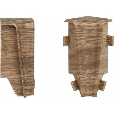 KGM Innenecken für Sockelleiste Mega Eiche rustikal 20 x 58 mm