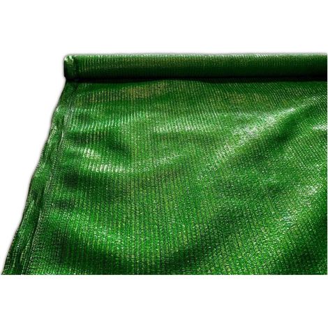 Malla de sombreo Verde - Rollo 100m  1 m. de ancho - (1/2)