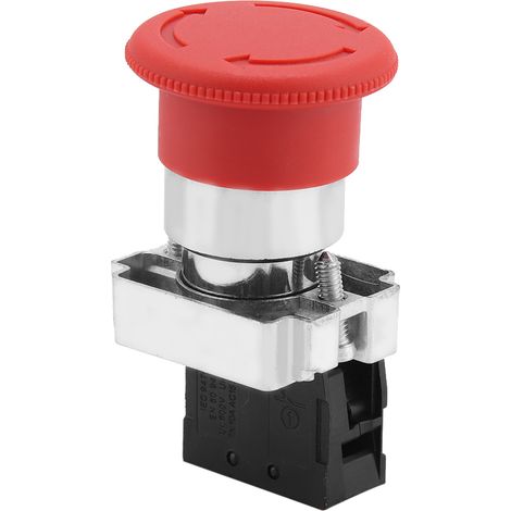Lot de 2 boutons d'arrêt d'urgence rouges 22 mm XB5 (1/5)