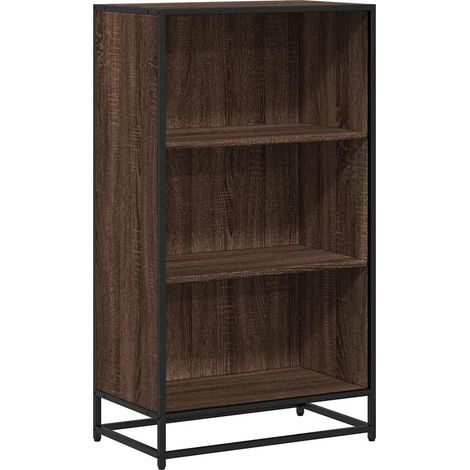 Maison Exclusive - Bücherregal Braun Eichen-Optik 60x35x107,5 cm