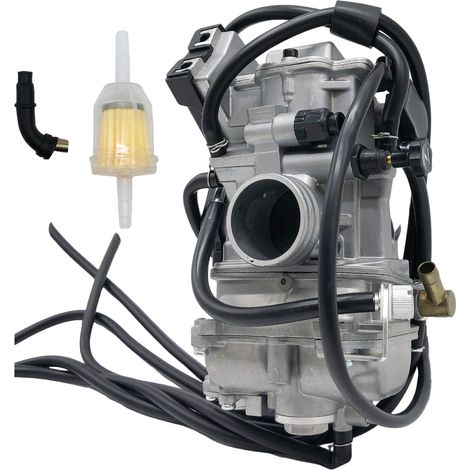 Modifying the CRF150 off-road motorcycle with a new FCR33mm carburetor (606-110) improves intake efficiency and achieves faster power response.--BIEMMEDUE