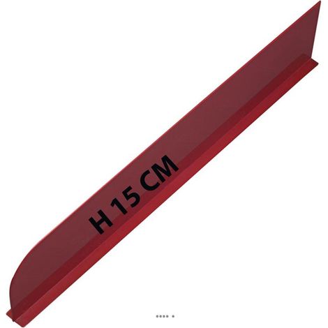 Separateur altuglass uni très resistant L 40 cm H 15 cm Rouge - couleur: Rouge