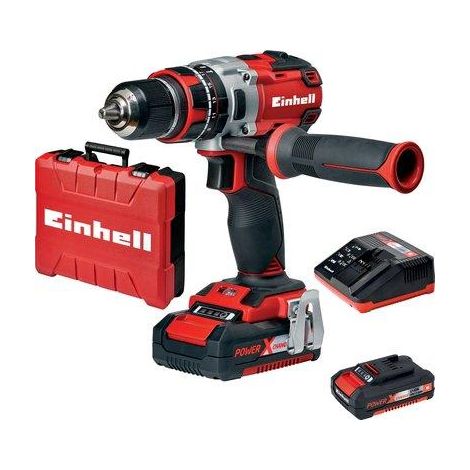 TRAPANO AVVIT PERCUS BATT TECD18/50LII EINHELL  VOLT 18X2 AH 2 XCHANGE +VALIGIA