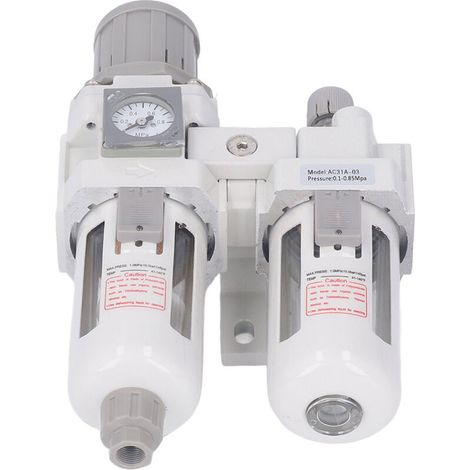 Régulateur de pression d'air, filtre séparateur d'eau et d'huile, vanne de contrôle du système de séchage G3/8 pouces (1/5)