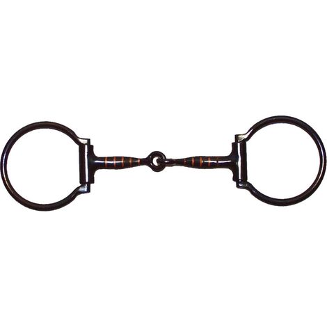 Filetto western ad anelli con inserti in rame 11 mm