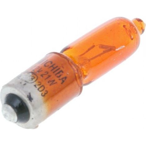 Lot 10 ampoule lampe orange clignotant 12V 21W culot BAX9S ergots