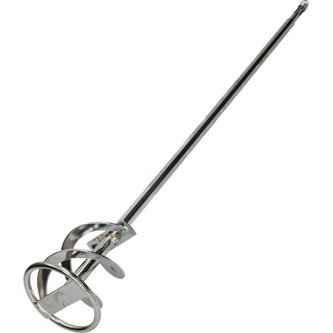 Mélangeur de mortier spirale SDS Plus - 80 mm - Pour ciment, plâtre, peinture (1/5)
