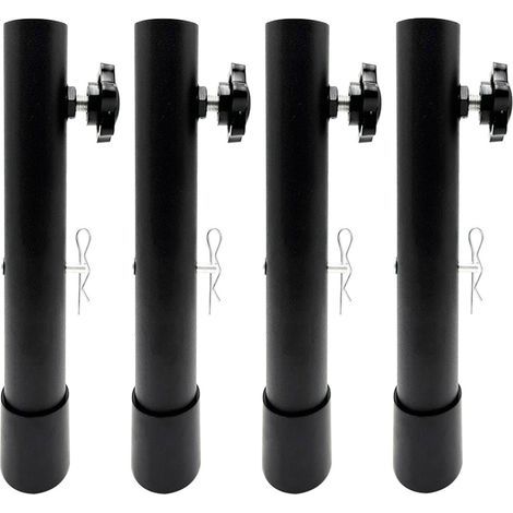 Stück Klappbare Tischverlängerungen Edelstahl-Thekenbeinverlängerungen Typ A 17,3 Zoll (44 cm) (1/5)