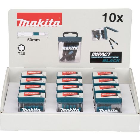 Ensemble de 120 pièces d'embouts à choc TORX T40/50mm Makita E-12681-12 (1/5)