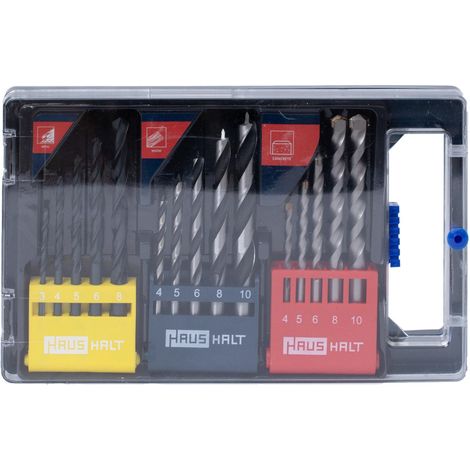 Ryobi Set di 15 punte per metallo in acciaio rapido