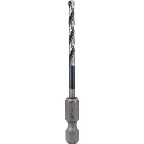 FORETS HÉLICOÏDAUX BOSCH PROFESSIONAL IMPACT CONTROL HSS (POUR MÉTAL, 3,2 X 36 X 75 MM, ACCESSOIRES POUR PERCEUSE À PERCUSSION) (1/4)