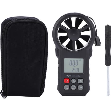 Anémomètre Portable MS6252A, jauge de vitesse du vent, testeur avec mesure du débit (1/5)