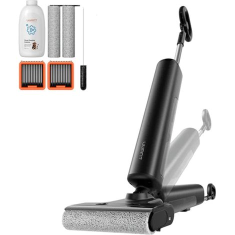 Aspirateur balai sans fil UWANT D600 pour sols secs et humides – Aspirateur à main puissant avec fonction autonettoyante, batterie 21,6 V, léger (4,3 kg), pour sols durs, tapis et poils d'animaux (1/5)