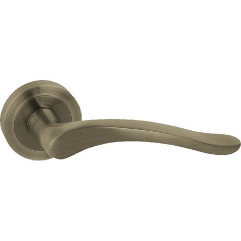 Domino poignee de porte ballen r m3 marron grapiatto poignee sans rosace bronze