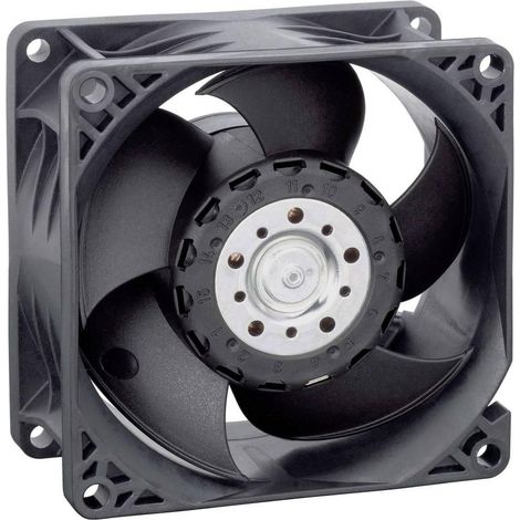 ebm-papst 8214J 2H4P ventilador axial negro 80x80x38 mm