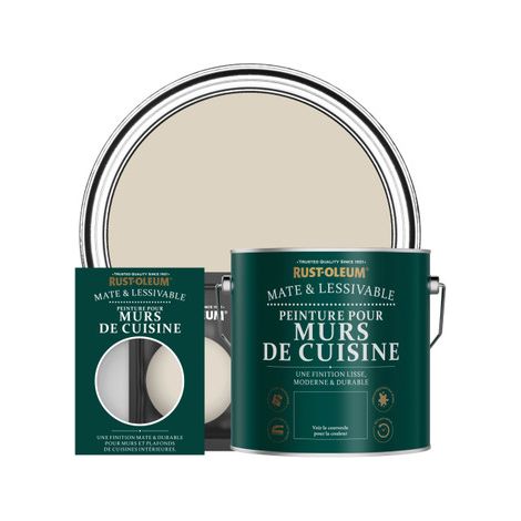 Peinture pour Murs de Cuisine, Finition Mate - Jute (1/2)