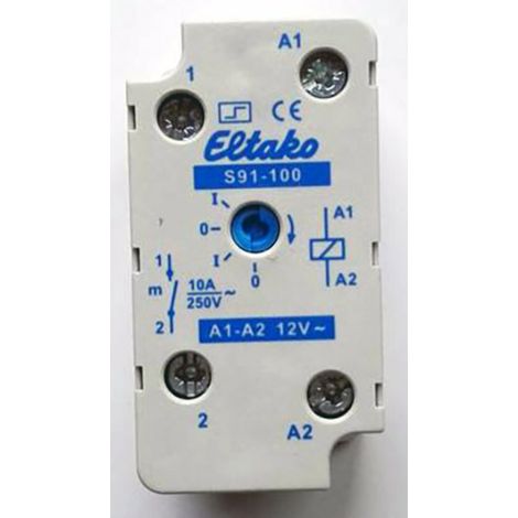 Stromstoß-Schalter Aufputz Eltako S91-100-12VAC 1 Schließer 12 V/AC 10 A 1 St. (1/4)