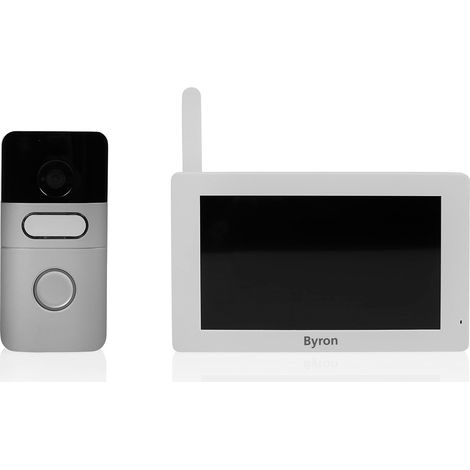 Byron Video Türgegensprechanlage Weiß Türklingelanlagen Nachtsichtfunktion (1/5)