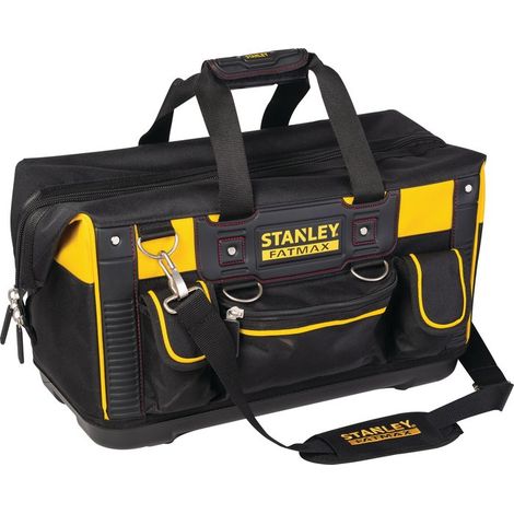 Stanley – Sac à outils semi-rigide 50 x 30 x 29 cm – Résistant à l'humidité – Sangle rembourrée – Compartiments organisés – FMST171180