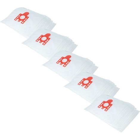 vhbw 50x Sacs compatible avec Hoover Arianne 2001 H 30, T 2000, T 2100 - 2799 aspirateur - 28,5cm x 28cm blanc (1/5)