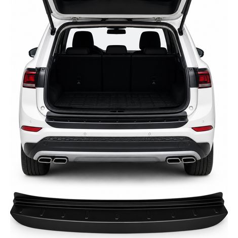 OMAC Ladekantenschutz Stoßstangenschutz für Hyundai Tucson III 2016-2018 Pre-FL – Acryl glänzend schwarz (1/5)