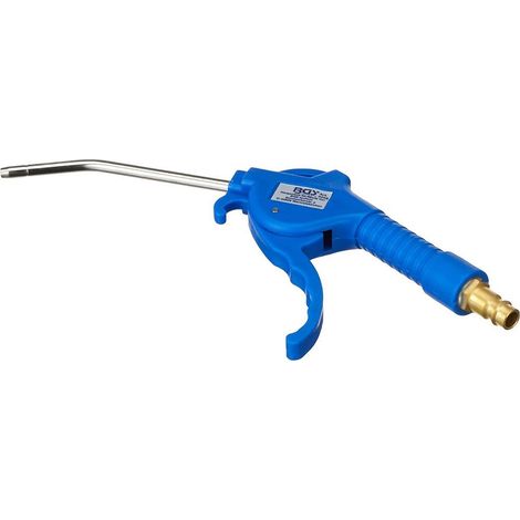 Bgs Technic – Soufflette standard 100 mm – Corps en fibre de verre – Tube acier chromé sans soudure – Raccord pour coupleur EURO 1/4"