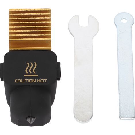 Kit d'extrémité chaude en laiton haute vitesse adapté à la mini tête d'extrusion d'imprimante 3D Bambu Lab A1 avec buse en acier trempé, pièces de chaussettes en silicone, accessoires 0,2 mm (1/5)