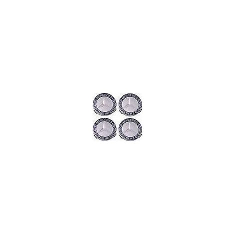 Enjoliveur 4 pièces pour Mercedes Benz 75mm - Bleu (1/5)