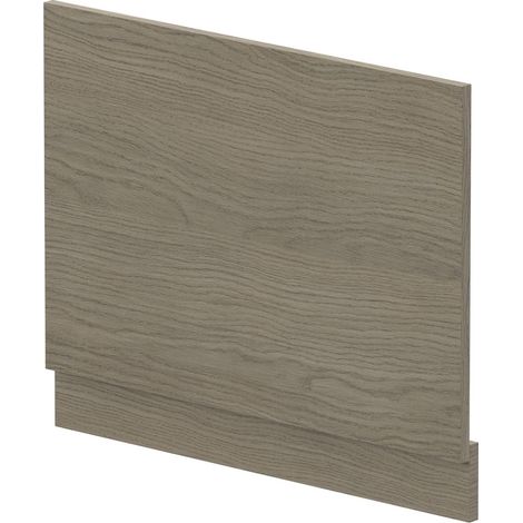 700mm Bath MFC End Panel & Plinth - Woodgrain Solace Oak