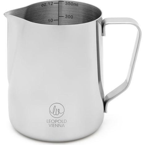 Leopold Vienna - Espumador de leche Salento 350ml acero inoxidable
