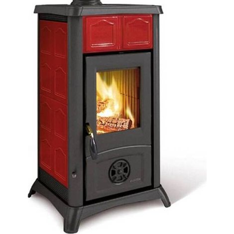 STUFA LEGNA  6 KW GEMMA BORDEAUX