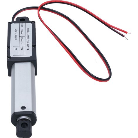 Actionneur de mouvement linéaire Mini électrique pour Robot inclinable de canapé, course de 40mm, poussée de 20N, vitesse de 30 mm/s