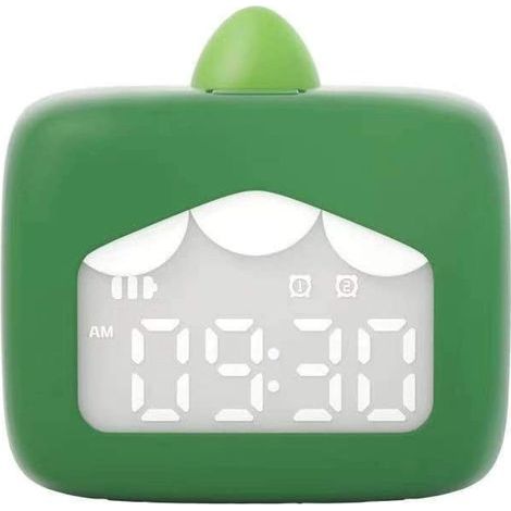 1 réveil numérique vert à LED (1/4)