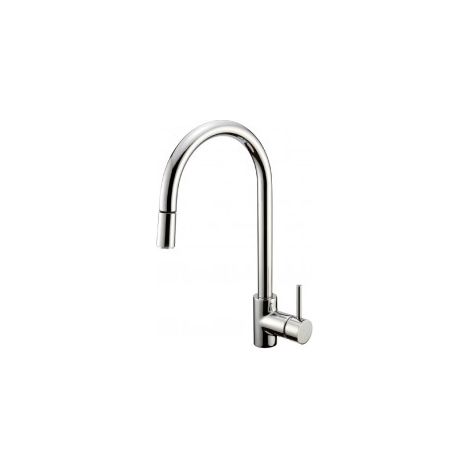 Crolla 7790 CR FRED Miscelatore Monocomando con Doccetta estraibile monogetto Finitura Cromo (1/4)