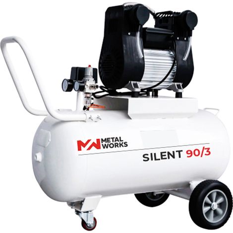 COMPRESOR SILENT 90 SILENCIOSO SIN ACEITE 90l. (1/2)