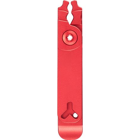 Outil multifonction 5 en 1 pour vélo : pince à boucle magique, démonte-pneus, clé à valve, tendeur de chaîne, pince de réparation portable en alliage d'aluminium. (1/5)