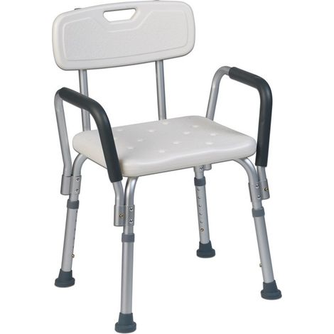 Tabouret de douche réglable en hauteur 38-45 cm (1/5)