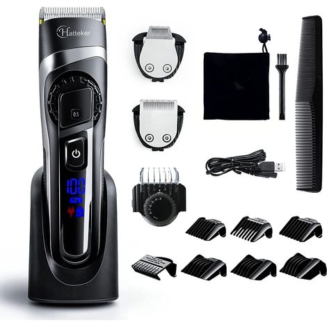 Multifunctional 3 in 1 Hair Clipper Precision Hair Trimmer Beard Trimmer for Men Rechargeable Battery and Mains Powered Waterproof (1/5)