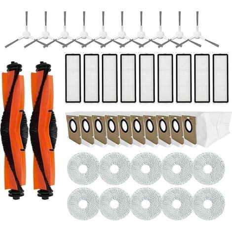Pour Xiaomi X20+/X20 plus Aspirateur Robot, Brosse Latérale Principale, Tissu de Vadrouille, Filtre Hepa, Sac à Poussière, (1/4)