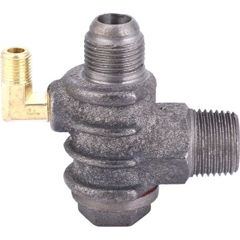 Siphon en fonte à piston unidirectionnel, raccord coudé 3 voies pour compresseur d'air (1/5)