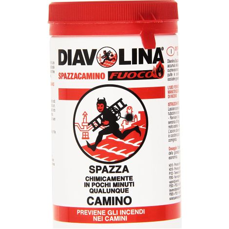 12 x SPAZZA CAMINO CARBONE LEGNA DIAVOLINA 15000 (1/2)