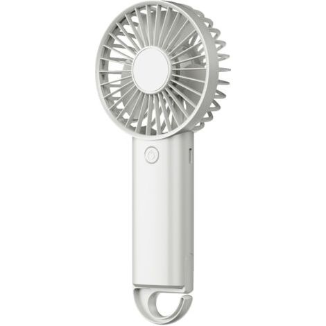 royaluxe-Mini ventilateur portatif, puissant, 3 vitesses, rechargeable par USB, élégant, idéal pour les voyages, pour femmes et enfants,Blanc,800mah (1/4)