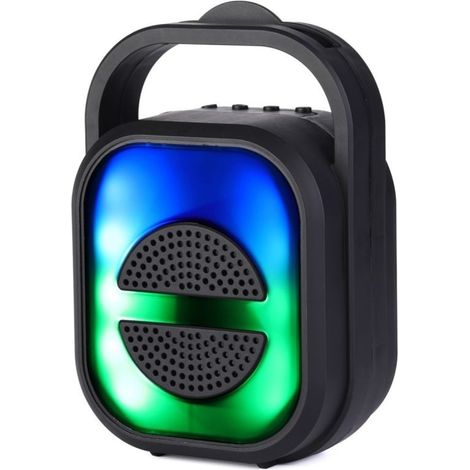 Altavoz Portátil Wireless 5W con Luces LED Sonido Potente y Ambiente Luminoso  Oferta exclusiva