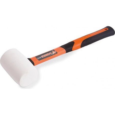 MAZZUOLA IN GOMMA M. FIBRA KENDO 450 gr - colore bianco