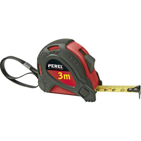 Toolland Maßband 3m mit Feststellknopf (1/3)