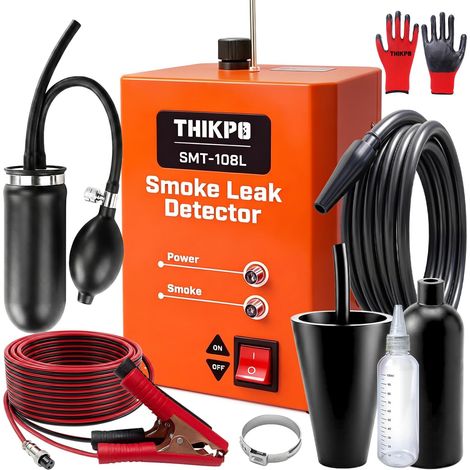 Détecteur de Fuite de Fumée avec Pompe à Air Intégrée – Machine à Fumée Automobile 12V pour Diagnostic EVAP, Système de Carburant, Admission, Échappement et Tuyauterie (1/5)